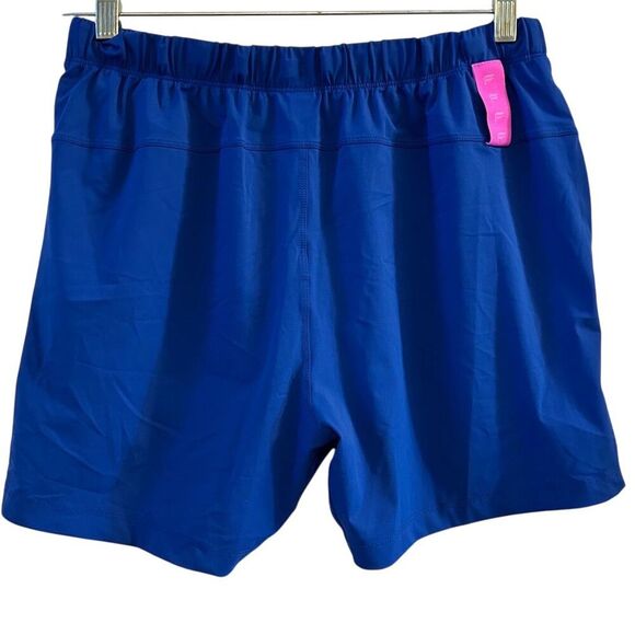 Fanatics Men's Biker Shorts Blue Size L 5in Inseam Casual Summer - Picture 2 of 8